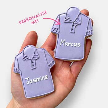 Vegan Personalised Golf Iced Biscuits Father's Day Letterbox Gift, 2 of 11