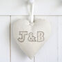 Personalised Initials Heart 40th Ruby Anniversary Gift, thumbnail 4 of 10