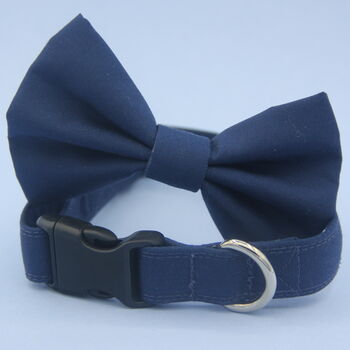 Dark Blue Dog Bow Tie, 2 of 8
