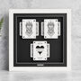 Personalised Mrs And Mrs Wedding Gift Queen Playing Cards Frame, thumbnail 3 of 9