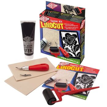 Premium Linocut And Print Making Kit With Cards, 7 of 8