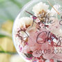 Couples Floral Glass Bauble Hanging Decoration, thumbnail 8 of 12