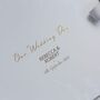 Personalised Large Floral Grey Wedding Day Scrapbook, thumbnail 6 of 7