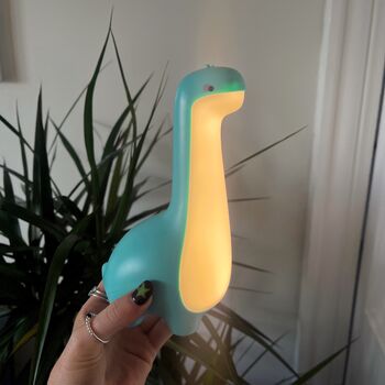 Personalised Usb Rechargeable Dinosaur Night Light, 2 of 10