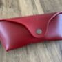 Personalised Red Leather Glasses Case, thumbnail 12 of 12