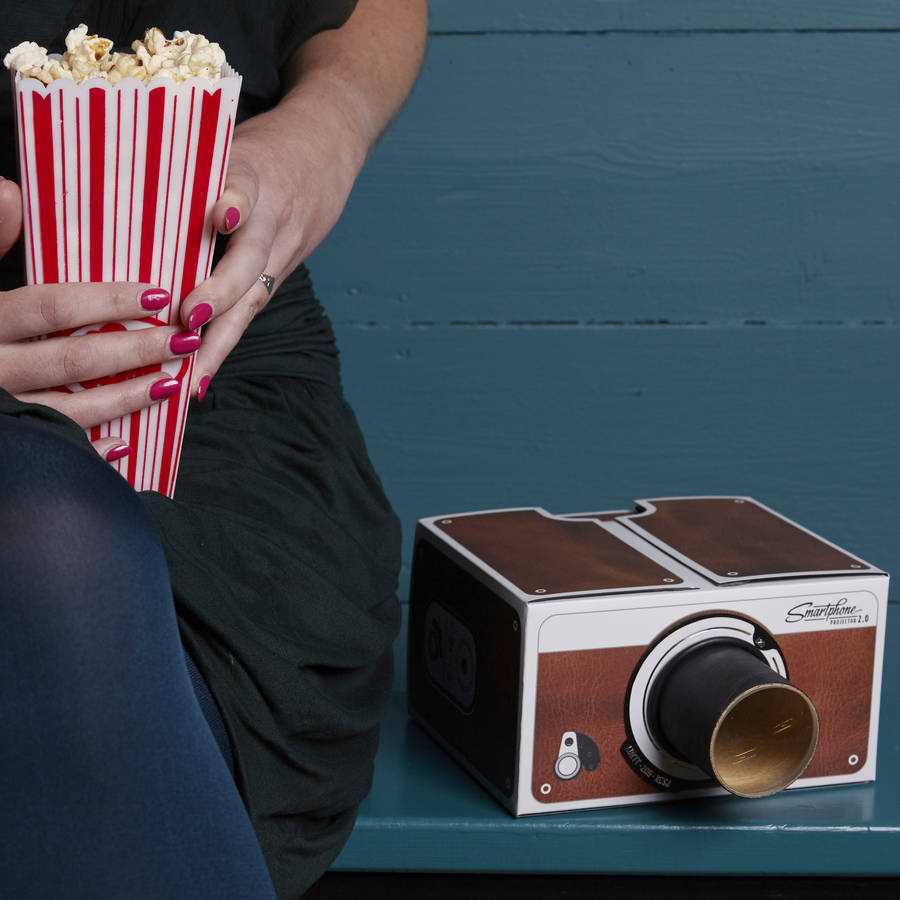Deluxe Smartphone Projector And Popcorn Gift, 1 of 5