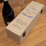 Personalised Bridal Party Thank You Hinged Bottle Box, thumbnail 2 of 4