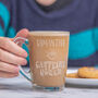 Personalised Caffeine Queen Glass Mug, thumbnail 1 of 2
