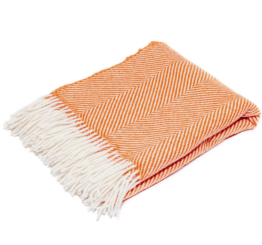 bright merino wool throw by atlantic blankets