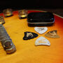 Shark Fin Guitar Picks In A Gift Tin, thumbnail 5 of 12