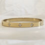 Clover Bangle Gold, thumbnail 1 of 7