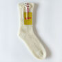 100% Cashmere Mesh Lace Socks, thumbnail 4 of 8