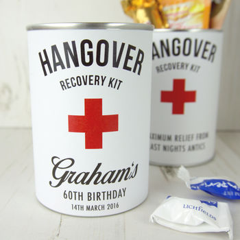 Personalised Hangover Recovery Tin, 3 of 5