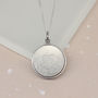 Personalised Heart Secret Message Disc Necklace, thumbnail 2 of 2
