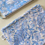 Quilted Block Print Pouches, Fair Trade Zipper Purses Ethically Handmade In India, thumbnail 7 of 8