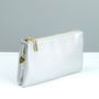 Personalised Amelia Soft Clutch Bag, thumbnail 8 of 9