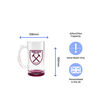 Engraved West Ham 20oz Beer Football Mug, thumbnail 4 of 4