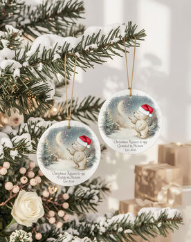 Personalised Kisses To Heaven Bauble, 3 of 5