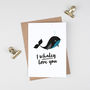 'I Whaley Love You' Funny Animal Valentine Card, thumbnail 1 of 5