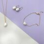 Long Pearl Necklace, thumbnail 3 of 4