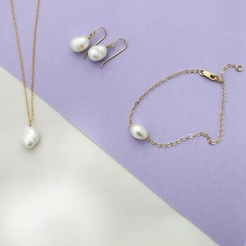 Long Pearl Necklace, 3 of 4