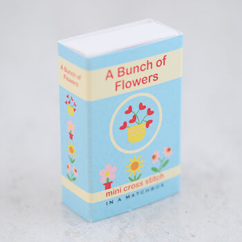 Bunch Of Flowers Mini Cross Stitch Kit, 4 of 8