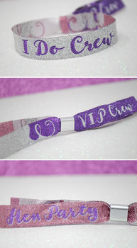 I Do Crew Hen Party Wristbands, 6 of 7