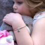 Children's Solid Sterling Silver Torque Bracelet, thumbnail 1 of 5