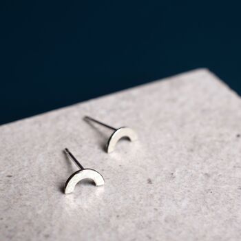 Sterling Silver Rainbow Stud Earrings, 5 of 7