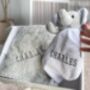 Personalised Baby Blanket And Elephant Comforter, thumbnail 2 of 5