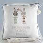 Personalised Twin Gift Cushion, thumbnail 3 of 5