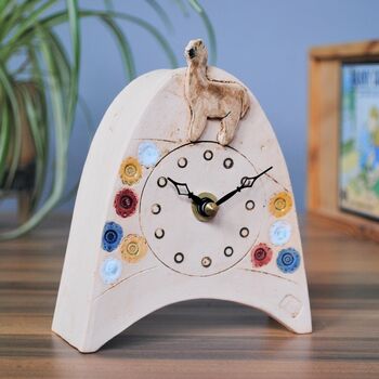 Llama / Alpaca Mantel Ceramic Clock, 2 of 7