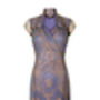 Lace Dress With Sweetheart Neckline In Bronze Lace, thumbnail 2 of 3