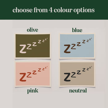 Zzz Goodnight Print, 4 of 12
