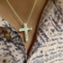 Dune Cross Silver Necklace, thumbnail 6 of 7