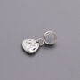 Personalised Silver Paw Print Charm, thumbnail 6 of 9