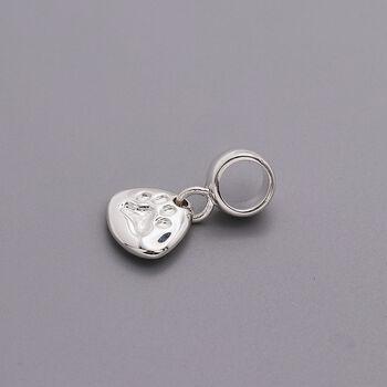 Personalised Silver Paw Print Charm, 6 of 9