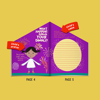 Personalised 'My House At Diwali' Activity Book, 6 of 11