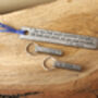 Teacher Appreciation Gift, Hand Forged Personalised Iron Keyring Or Bookmark, thumbnail 1 of 9