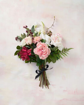 Framboise Luxury Silk Flower Bouquet, 2 of 5