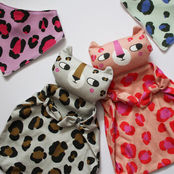 Leopard Soft Toy Blankie, 2 of 11