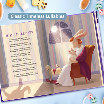 Nursery Rhymes And Personalised Lullabies Book, 10 of 12