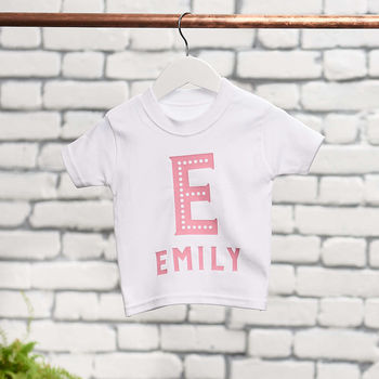 Initial Personalised Kid's T Shirt, 3 of 9