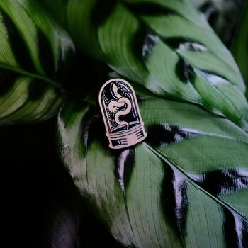Limited Edition Snake Enamel Pin Badge, 5 of 5