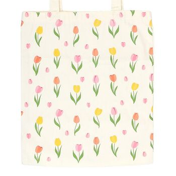 Tulip Print Tote Bag, 2 of 2