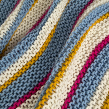 Mia Blanket Knitting Kit, 5 of 7