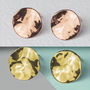 Hammered Rose Gold Plated Silver Clip On Earrings, thumbnail 1 of 3
