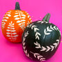 Botanical Halloween Pumpkin Decorating Stickers, thumbnail 2 of 4