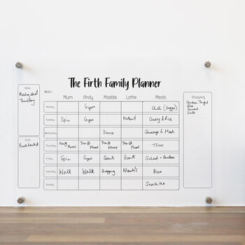 Family Wall Planner Simple Black, 8 of 8