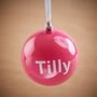 Personalised High Gloss Christmas Bauble, thumbnail 3 of 7